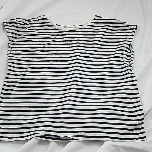 For the Republic Sleeveless Size M Striped Tee Euro Summer - Picture 4 of 5